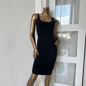 Brand New Chic Black Midi Dress!